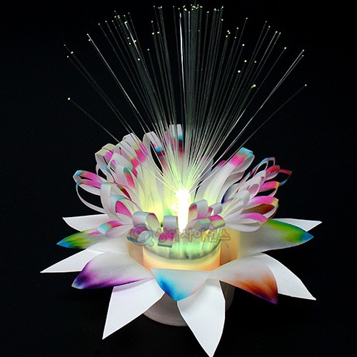 LED 크로마토그래피 꽃 가습기