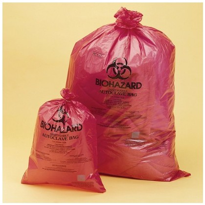 Biohazard Disposal Bags / 멸균 비닐백