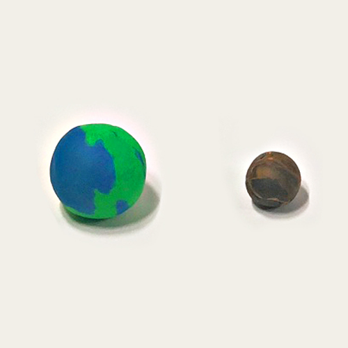 점토를 이용해 지구와 달의 모형 만들기(5인세트)