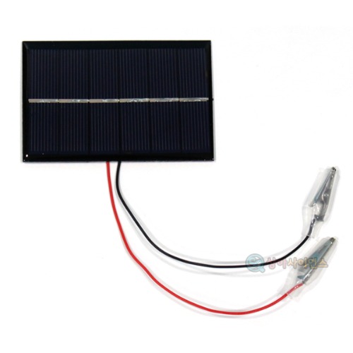 안전 집게전선 태양광전지판 E형(6V 120mA)