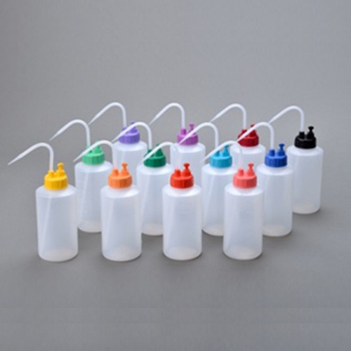 NT Wash Bottle B Type with Color Cap 250ml 가스벤트 세척병
