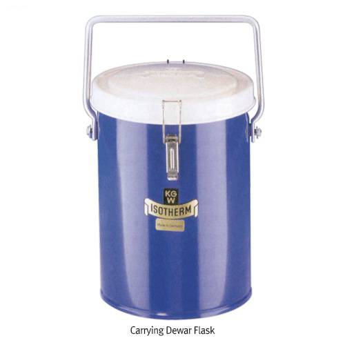 Carrying Dewar Flasks 저장 / 운반용 드와플라스크, 액체 질소(LN2), Dry ice 등“냉매”실험용, 1 ~ 4 Lit
