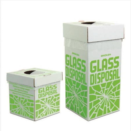 Disposal cartons for Glass / 깨진 유리 폐기함