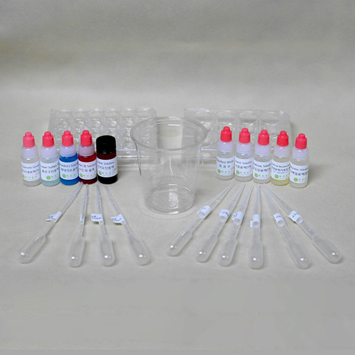 영양소검출반응 실험키트(2인 또는 4인1조 실험) / 변질되지 않는 뷰렛용액